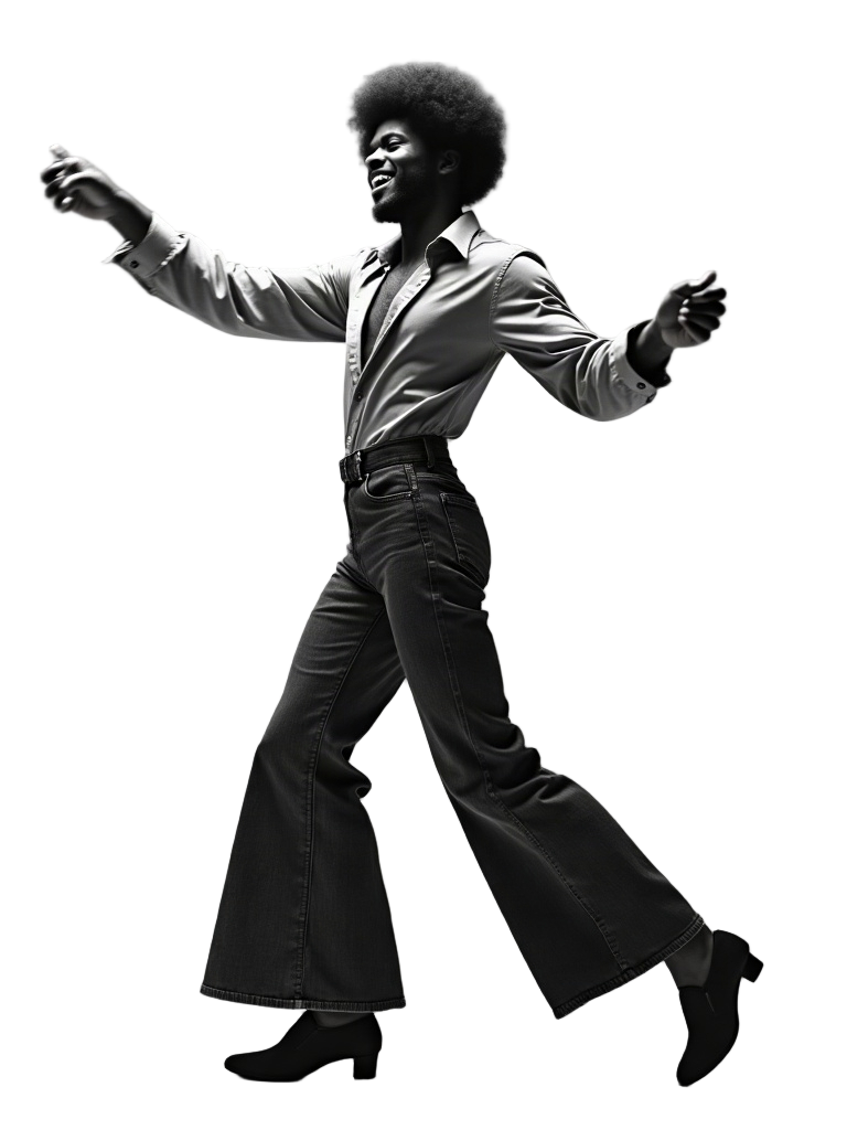 Dancer in big-collar shirt